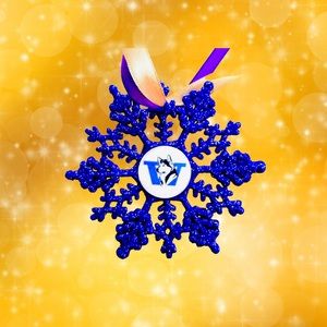 Univ of WA HUSKIES Snowflake Ornament - UW *NEW*